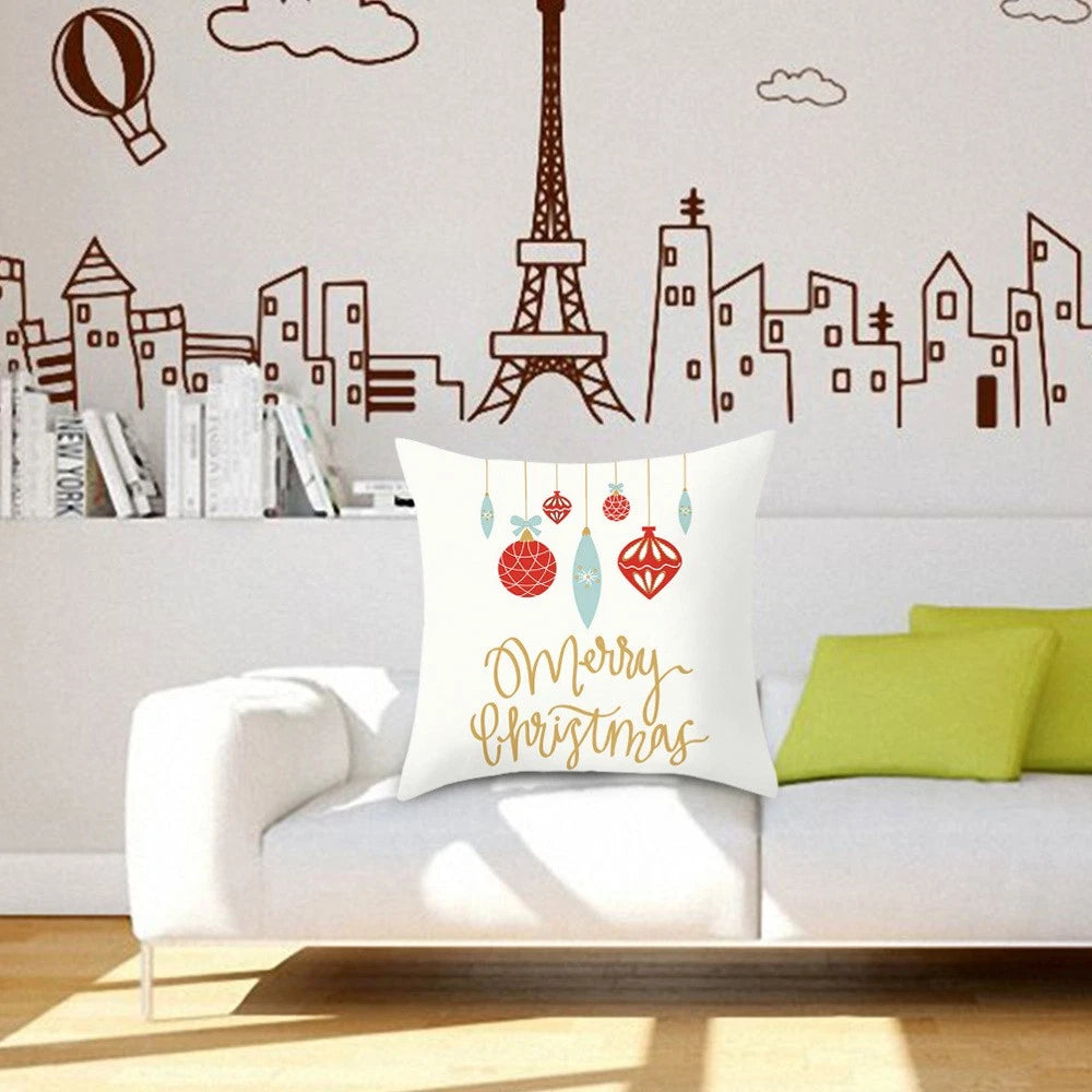 45 X45cm Creative Pattern Pillow Cover Living Room Throw Case Sofa Cushion