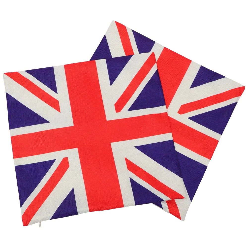 2 Pcs Cushion Cover Office Sofa Throw Pillow Case Couch Bed Pillowcases