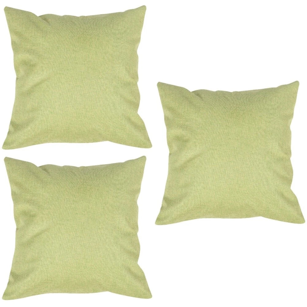 3 Pieces Waterproof Throw Pillowcase Office Child Sofa Bed Cushion Cover