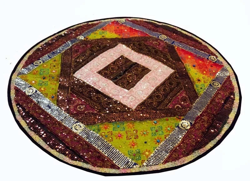 40" BROWN ANTIQUE NEW HOME GIFT DÉCOR FLOOR THROW BED CUSHION PILLOW COVER