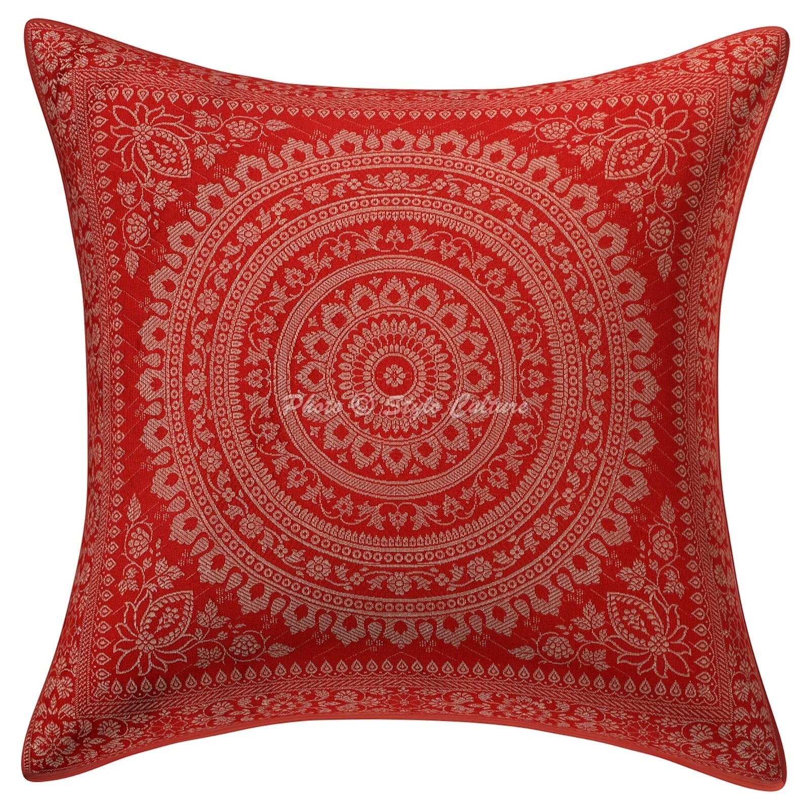 Brocade Jacquard Handwoven Pillow Cases Floor Boho Home Car Boho Cushion Cover
