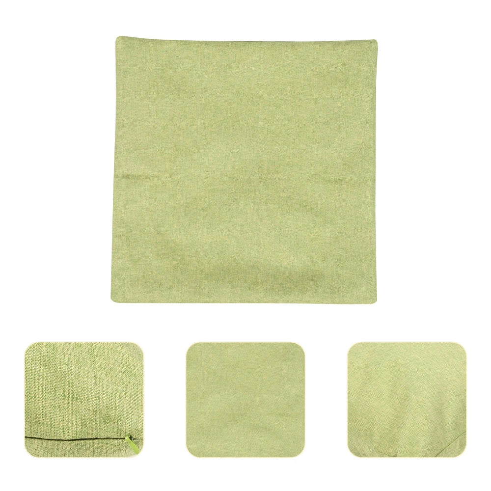 3 Pieces Waterproof Throw Pillowcase Office Child Sofa Bed Cushion Cover