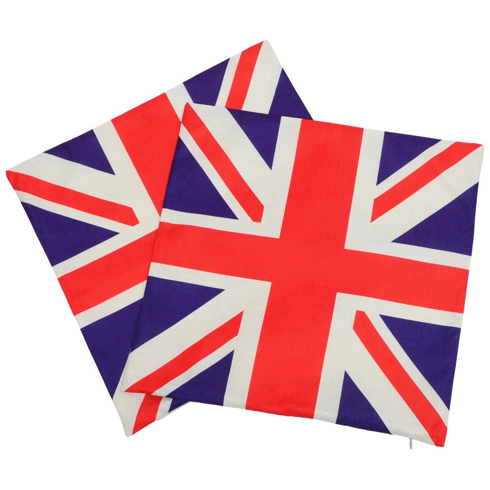 2 Pcs Cushion Cover Office Sofa Throw Pillow Case Couch Bed Pillowcases