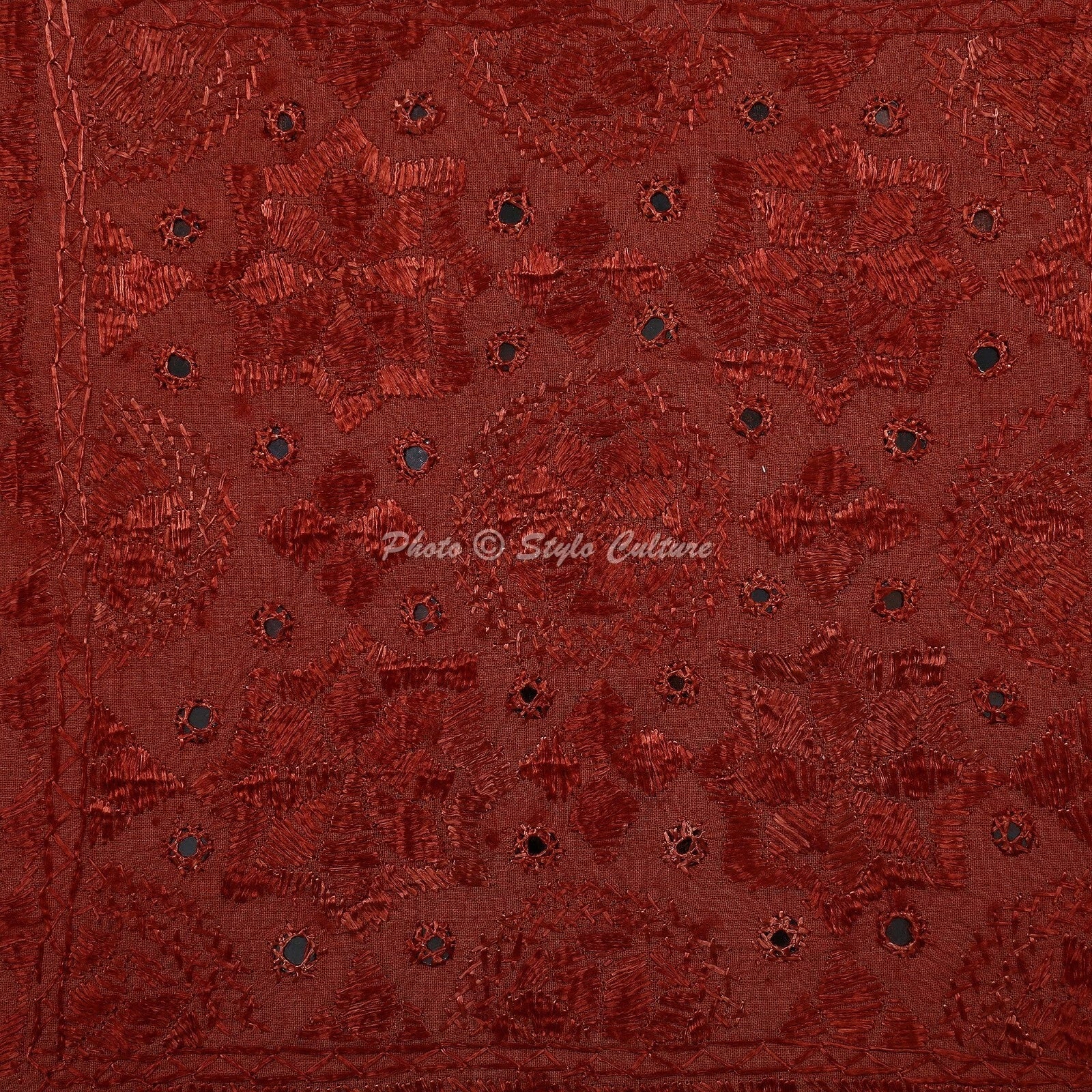 New Home Decor Embroidered 16 x 16 in Pillow Cover Case Handwoven Cushion Room