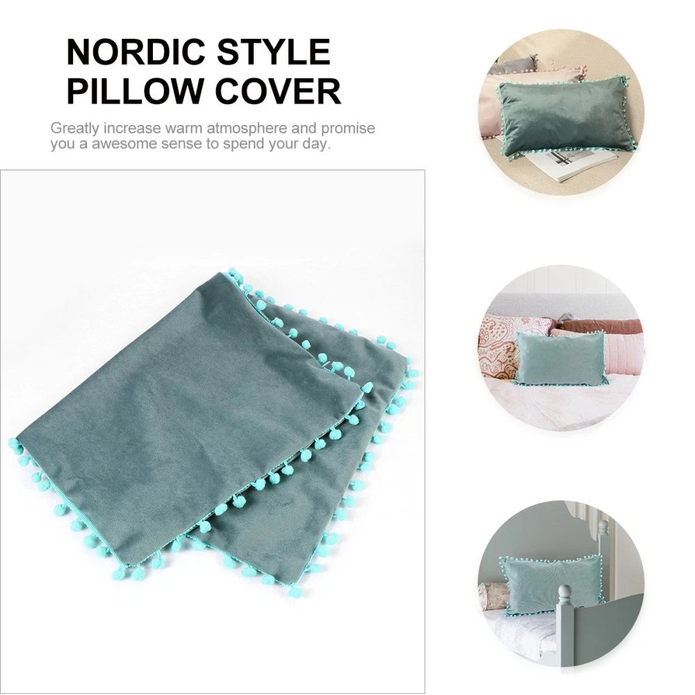 Plush Pillow Cover Sofa Pillow Cover Sofa Cushion Decoration