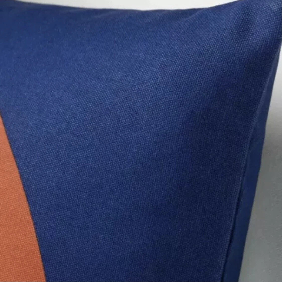 Ikea Pillow Cushion Cover Throw Pillowcase Blue Orange 20x20" Majalotta Sofa Bed
