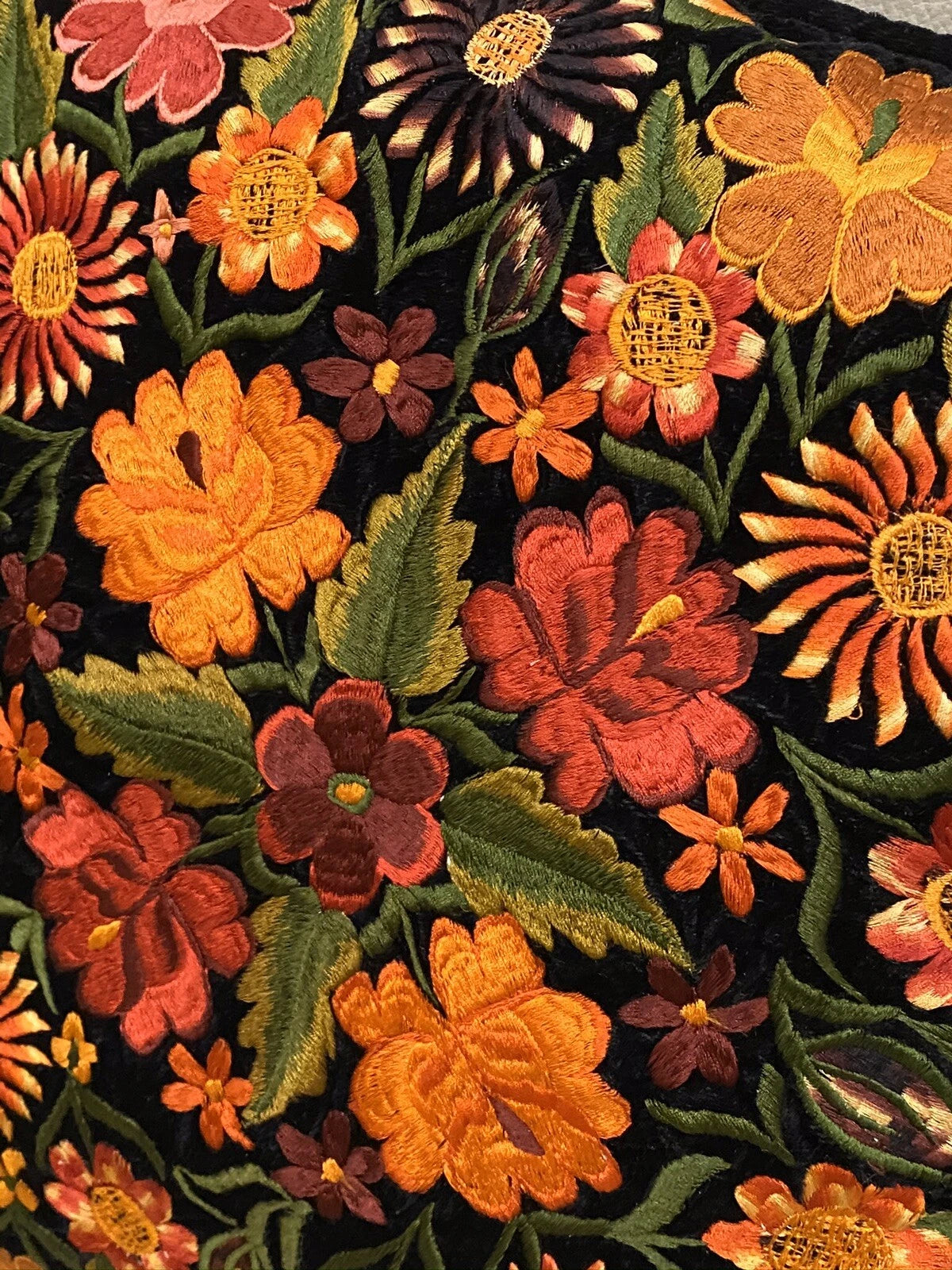 Handmade floral square Cushion Cover Cotton Bedding Sofa Pillows Decorative set