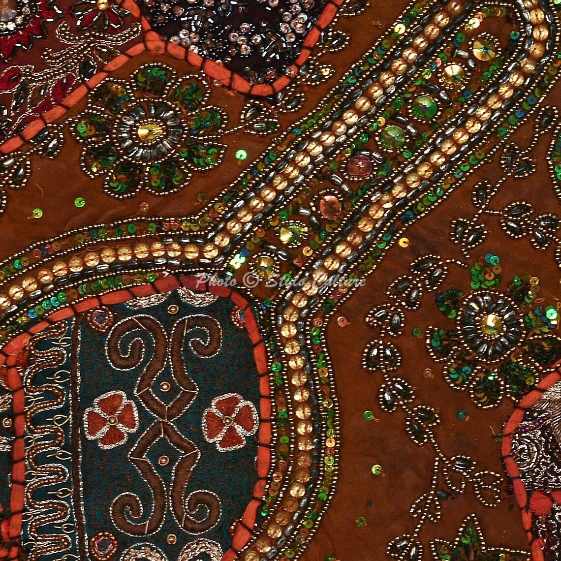 New Home Decor Sequins Beaded 16 x 16 in Pillow Cover Case Cushion Room