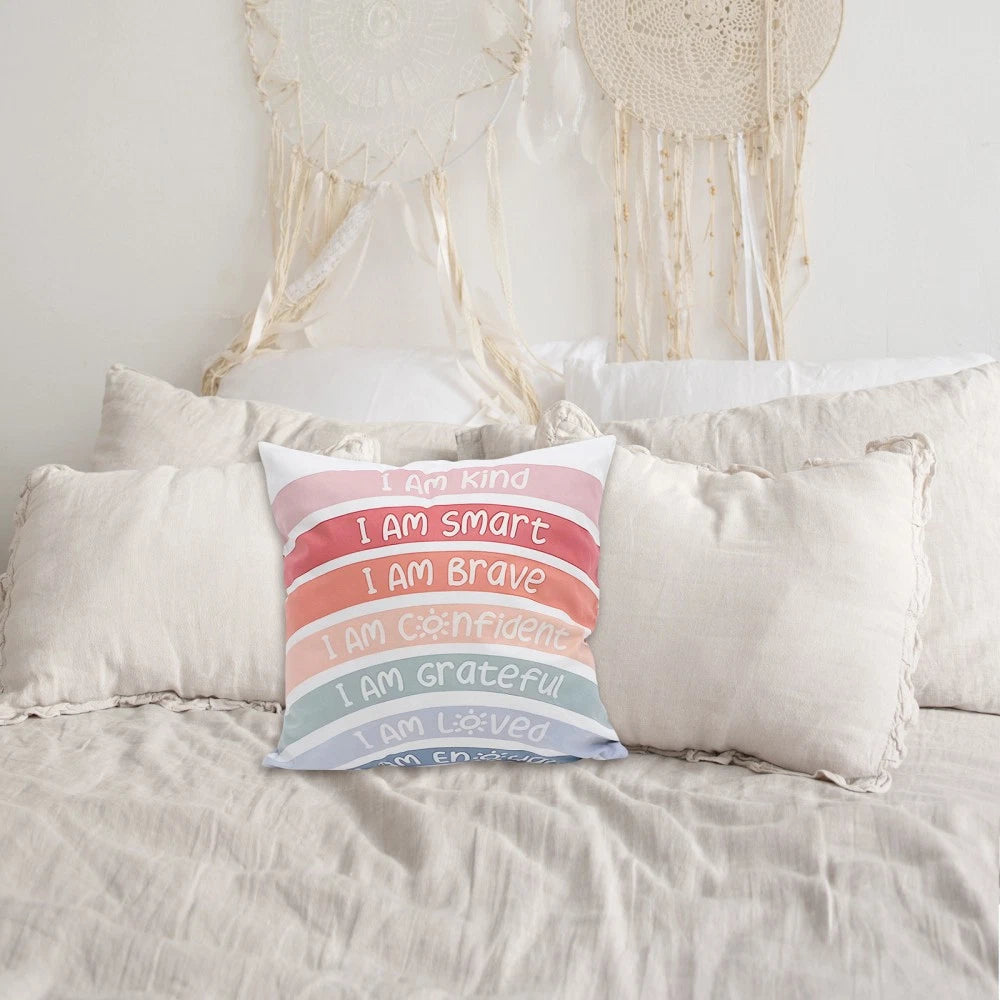 Digital Printed Pillow Case Modern Cushion Cover Couch Covers Letter Throw