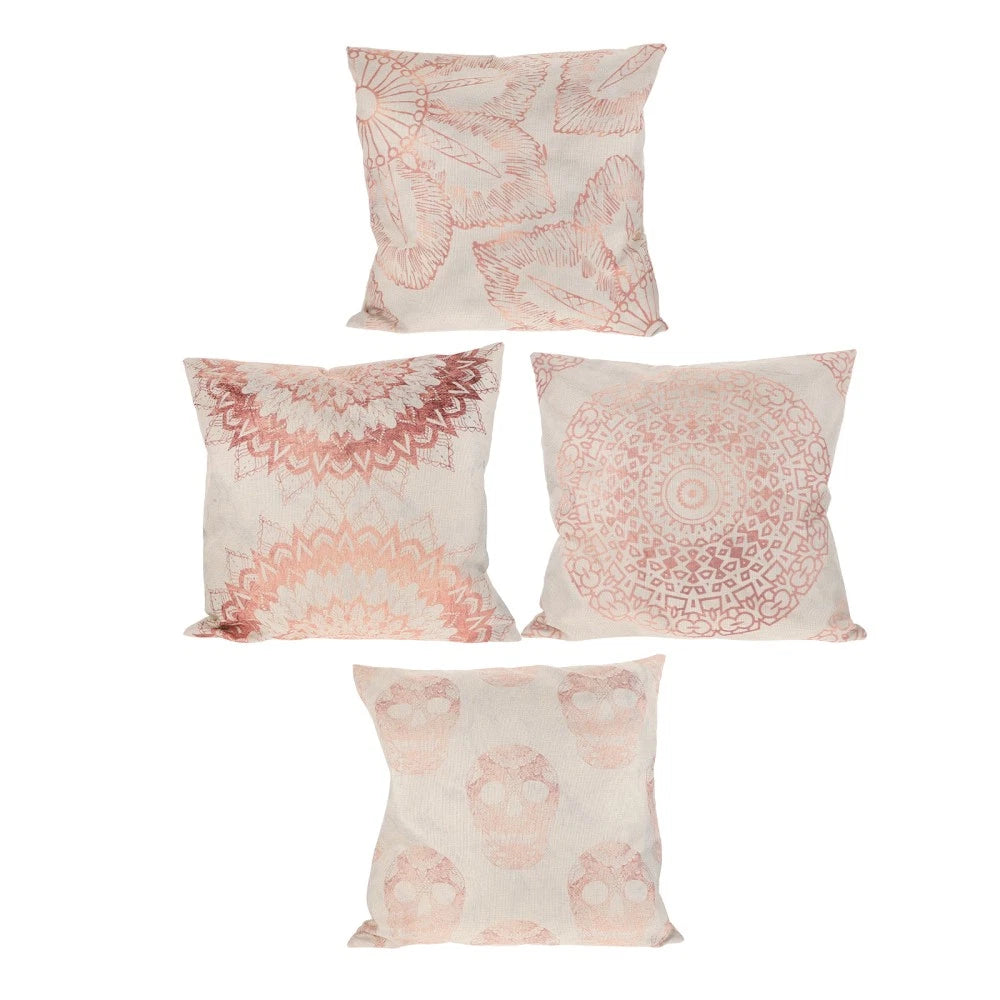 4 Pcs Pillowcase Decoration Office Wear-resistant Sofa Bed Cushion Cover