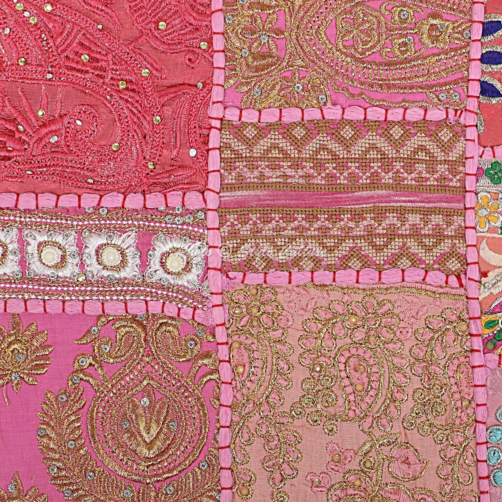 Cushion Cover Bohemian Traditional Yoga Home Decor Pillow Cover Case 18 x 18 in