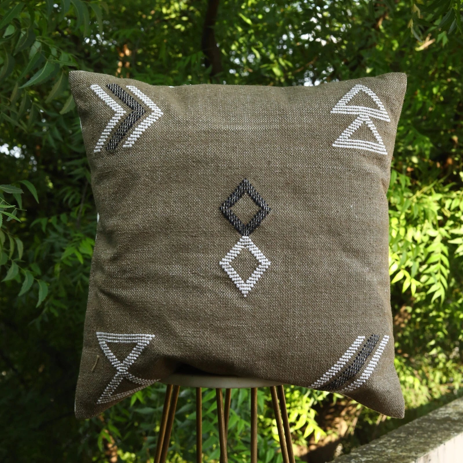 Moroccan cactus silk grey Sabra cushion cover for Home sofa decor Pillow cover