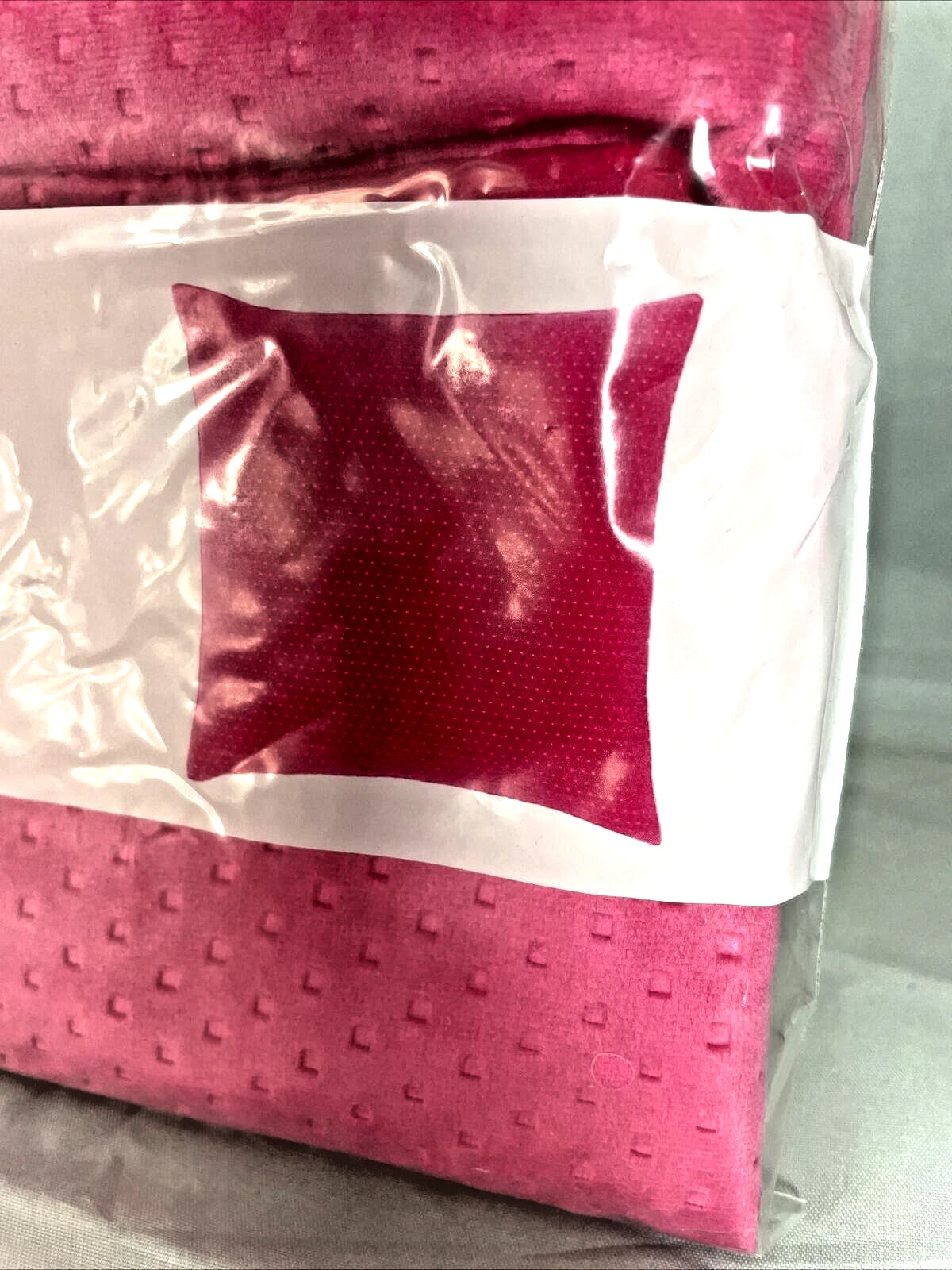 IKEA VENCHE Velvet Cushion Cover, 20x20", Bright Pink Soft & Luxurious Couch Bed