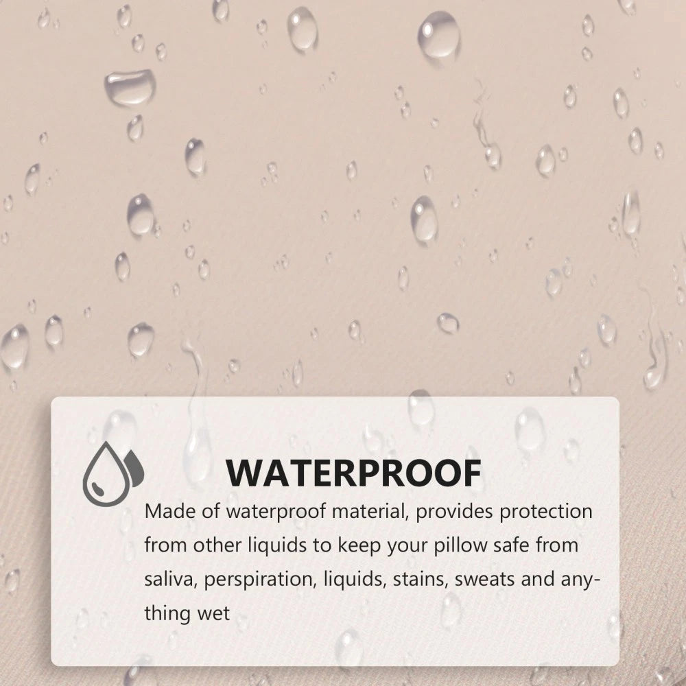 2 Pcs Waterproof Throw Pillowcase Car Cushion Cover Outdoor Covers