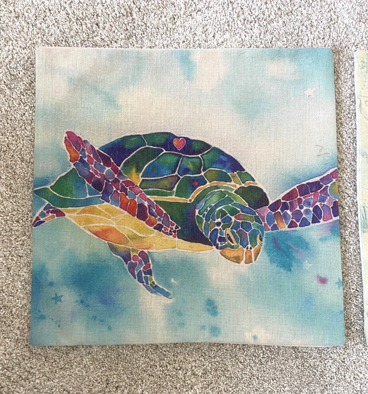 New Set of 2 Pillow Cover 17 x 17 Beach Ocean Summer Blue Bed Sofa Cushion Case