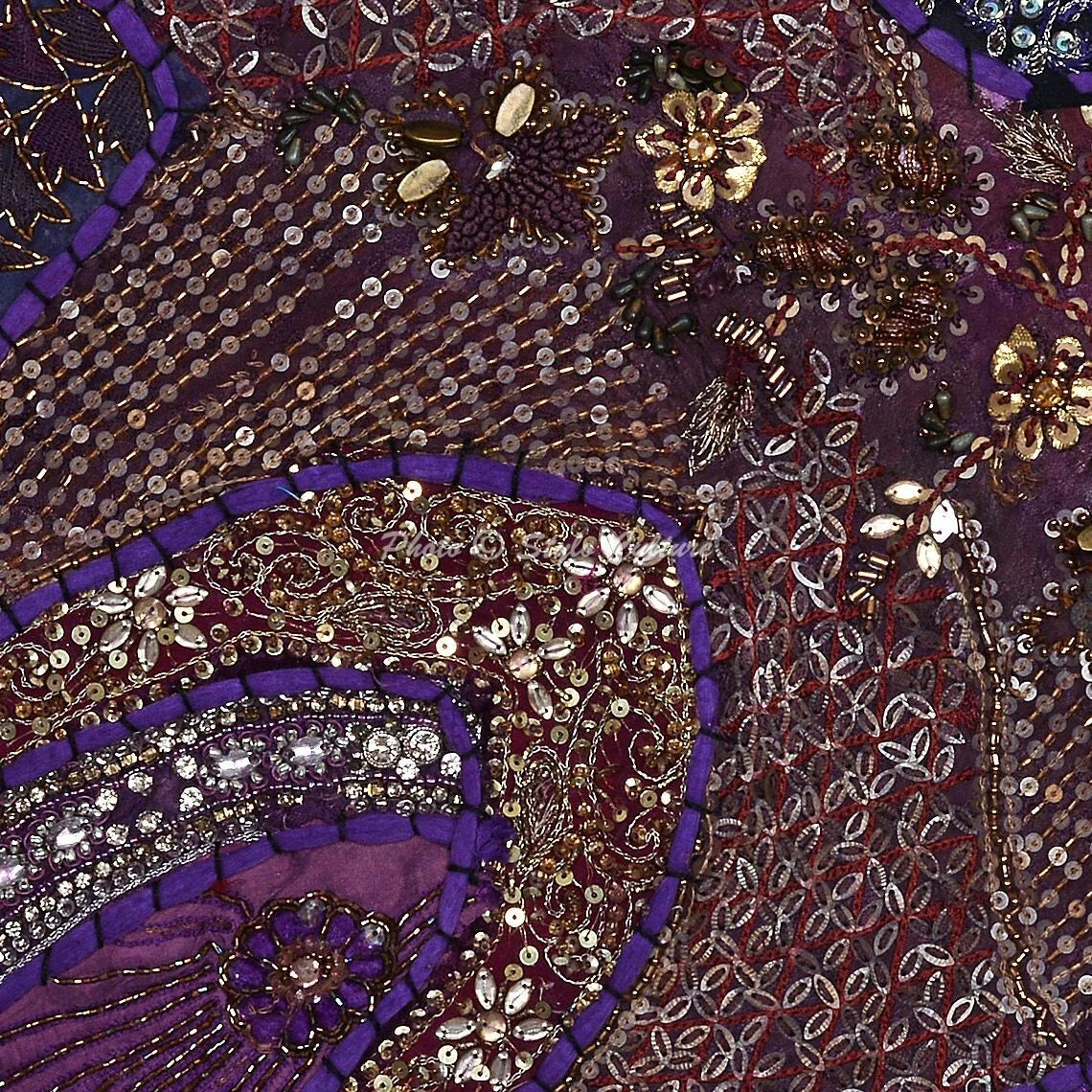 New Home Decor Boho Beaded 16 x 16 in Pillow Cover Case Handwoven Cushion Room