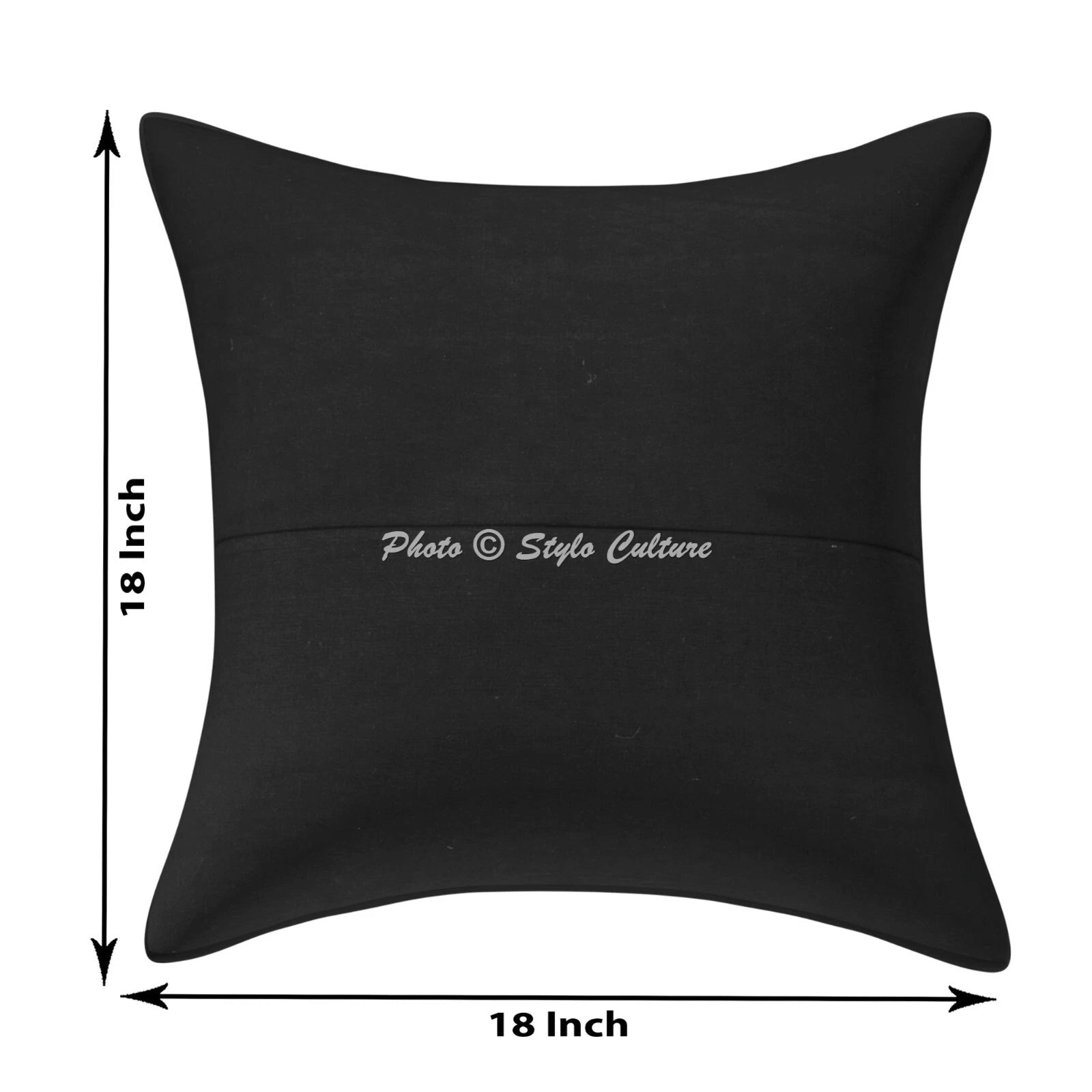 Decorative Home Decor 18 x 18 in Cushion Cover Vintage Patchwork Pillow Case