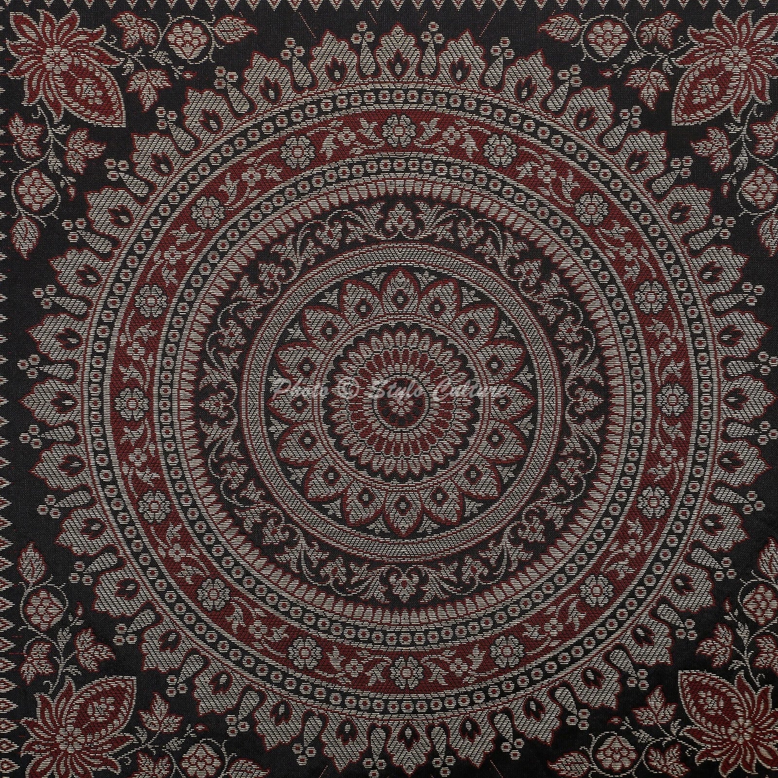 Boho Bohemian Cushion Cover Brocade Jacquard Throw Decor Pillow Cover Case