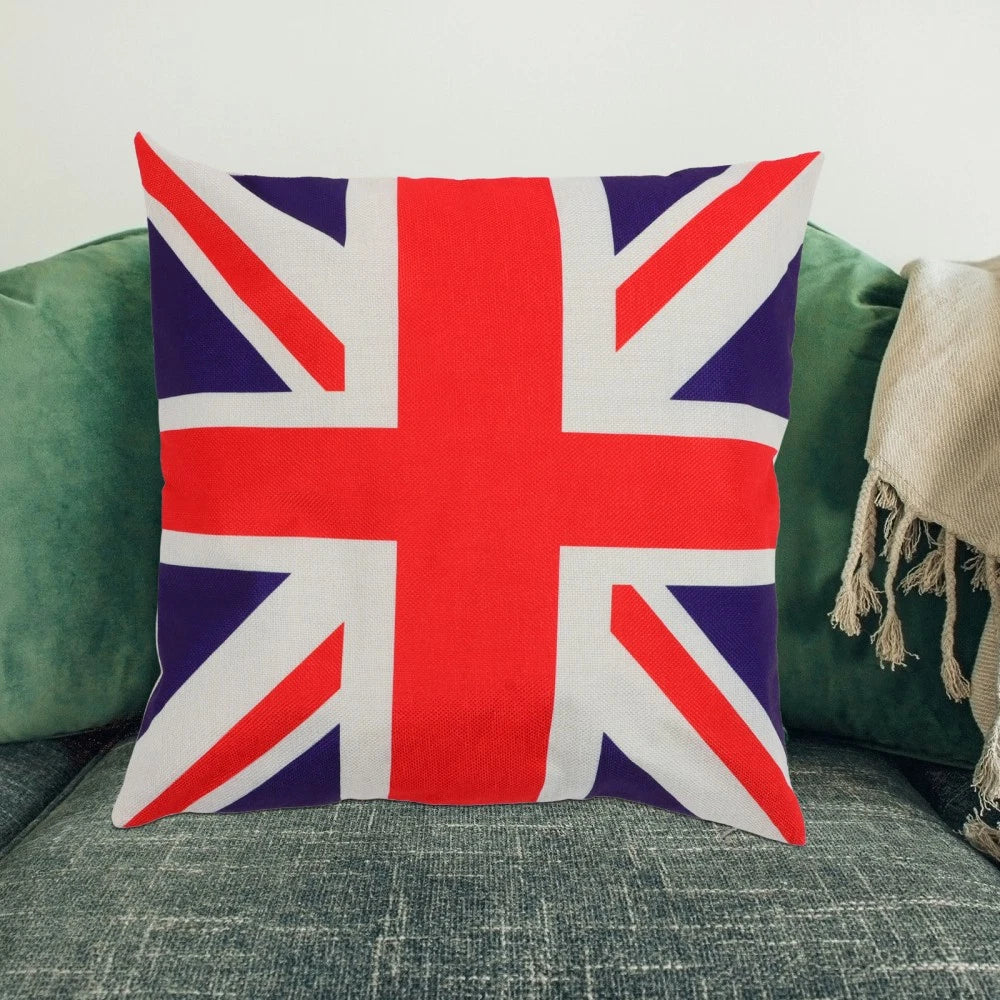 2 Pcs Cushion Cover Office Fabric Pillowcase Sofa Couch Bed Pillowcases