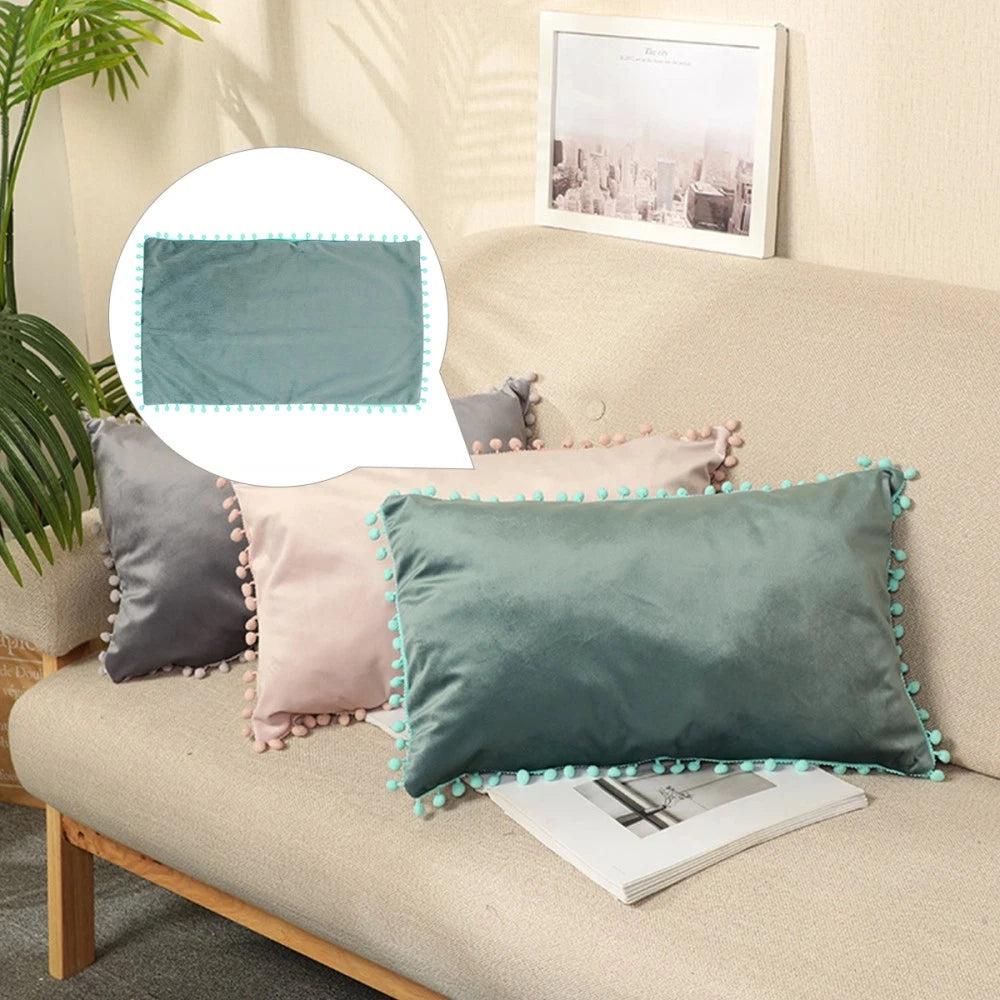 Plush Pillow Cover Sofa Pillow Cover Sofa Cushion Decoration
