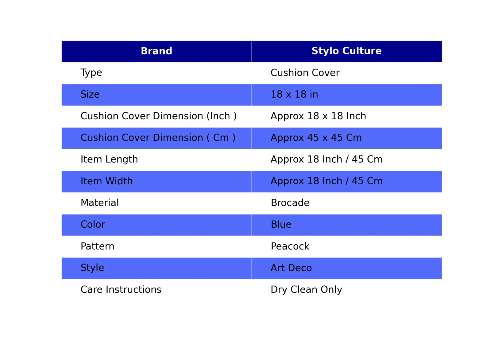 Home Decor Pillow Cover Brocade Jacquard Bohemian Cushion Cover Throw 18 x 18 in