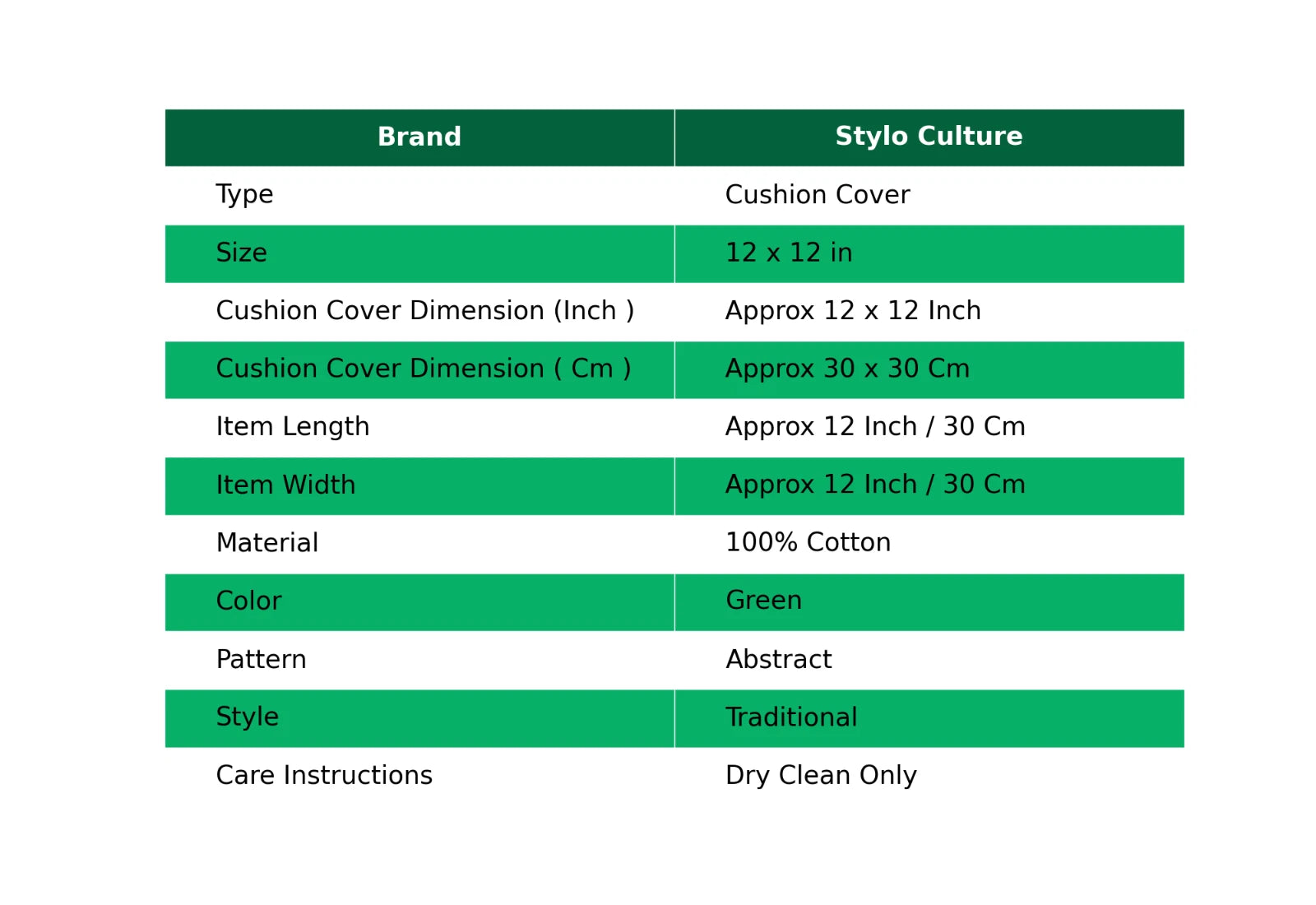 Decorative Home Decor 12 x 12 in Cushion Cover Vintage Boho Sofa Pillow Case