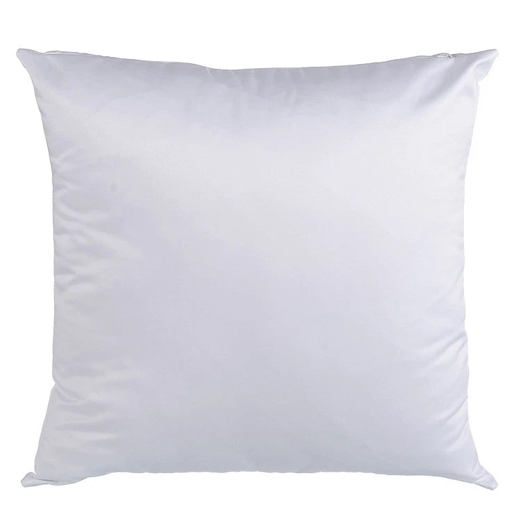 10Pcs 18" White Sublimation Blank Pillow Case Cushion Cover Car Home Sofa Decor