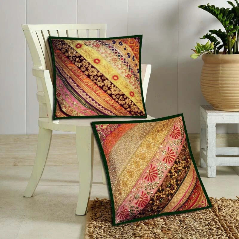 16"-2  IND HOME SOFA DECOR THROW ACCENT FLOOR BRANDED GIFT CUSHION PILLOW COVERS