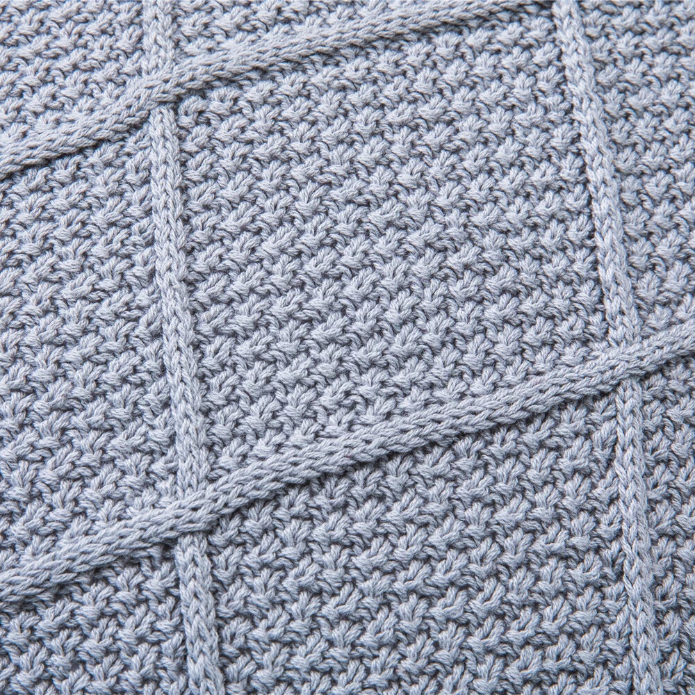 45*45cm Knitted Throw Pillow Cover Soft Sofa Office Cushion Pillow Case