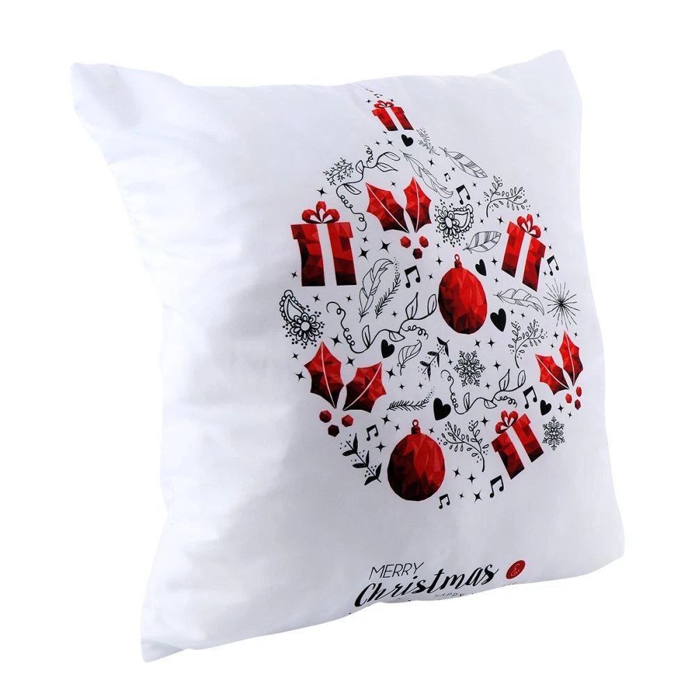 1PC Christmas Pillowcase Pillow Cover Sofa Cushion Cover for Home Living Room