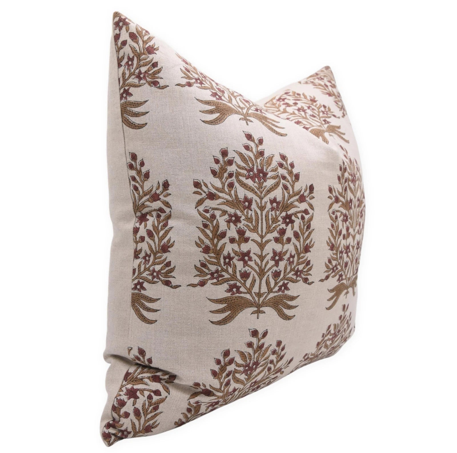 Handmade Pure Linen Fabric 24X24 Throw Zipper Pillowcase Cushion Cover for So...