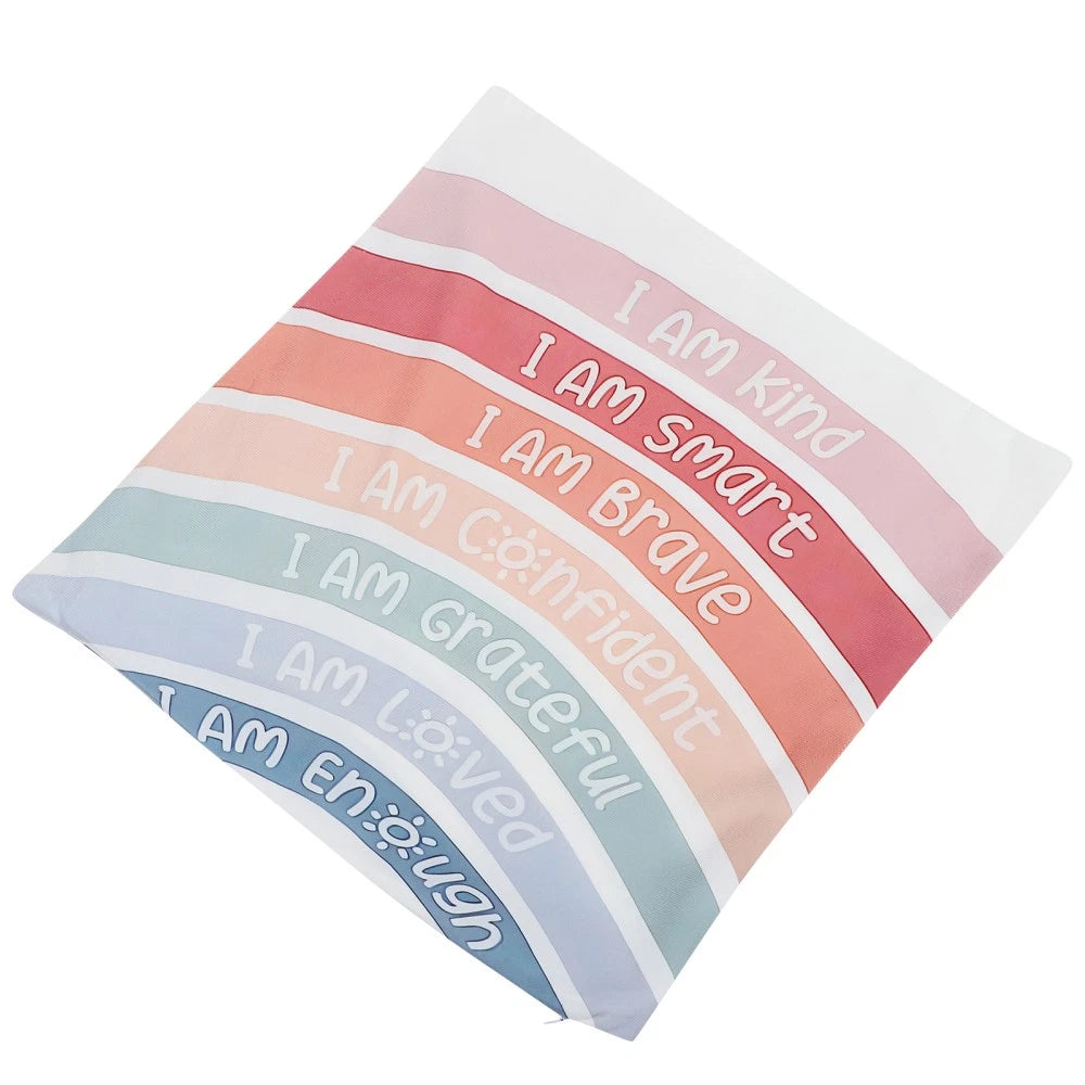 Digital Printed Pillow Case Modern Cushion Cover Couch Covers Letter Throw