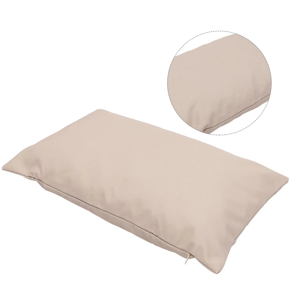 2 Pcs Waterproof Throw Pillowcase Car Cushion Cover Outdoor Covers
