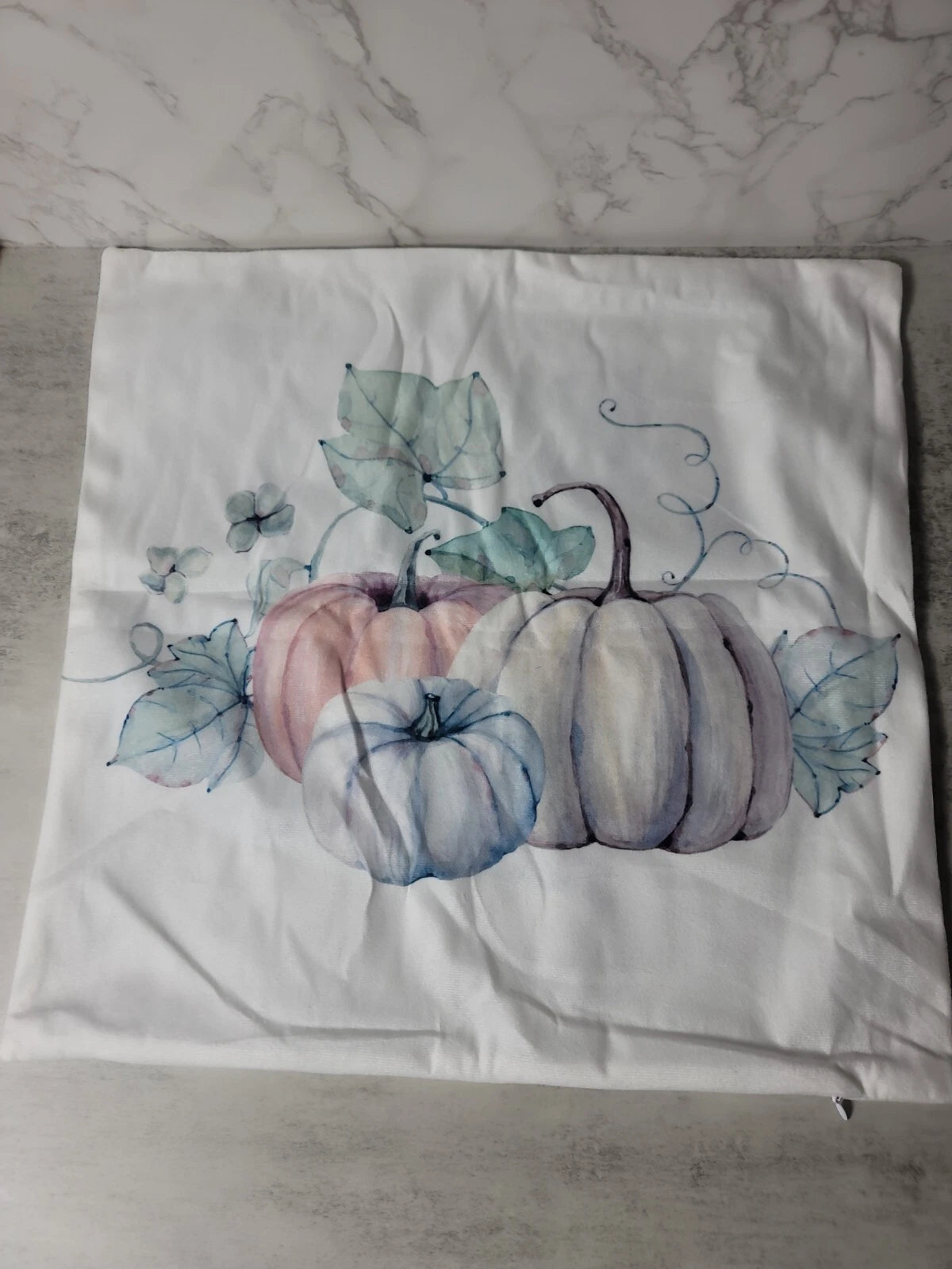 Fall Pumpkin Cushion Throw Cover Pillow Case Chair Bed Sofa Couch Decoration Zip