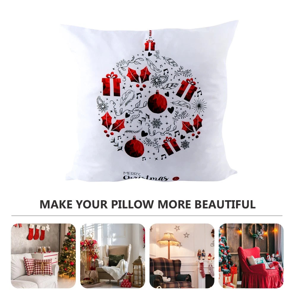 1PC Christmas Pillowcase Pillow Cover Sofa Cushion Cover for Home Living Room