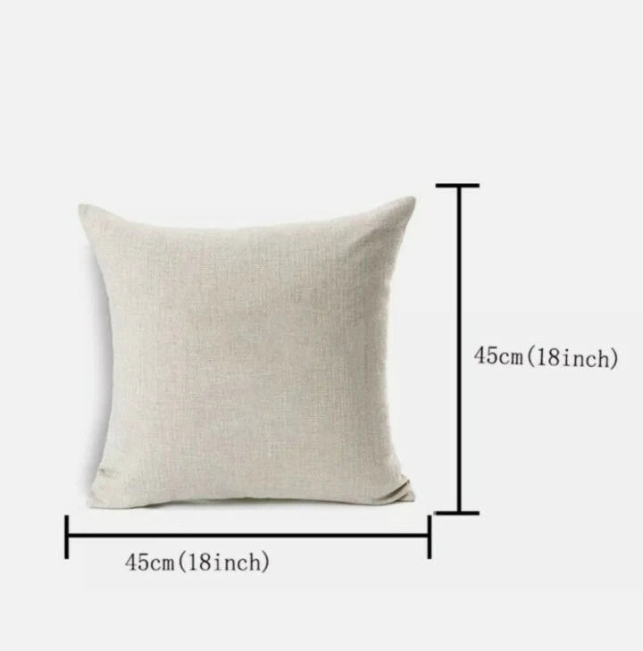 Cushion Cover Pillow Case LOVE Print for Sofa Seat Bed Home Decor Quality Linen