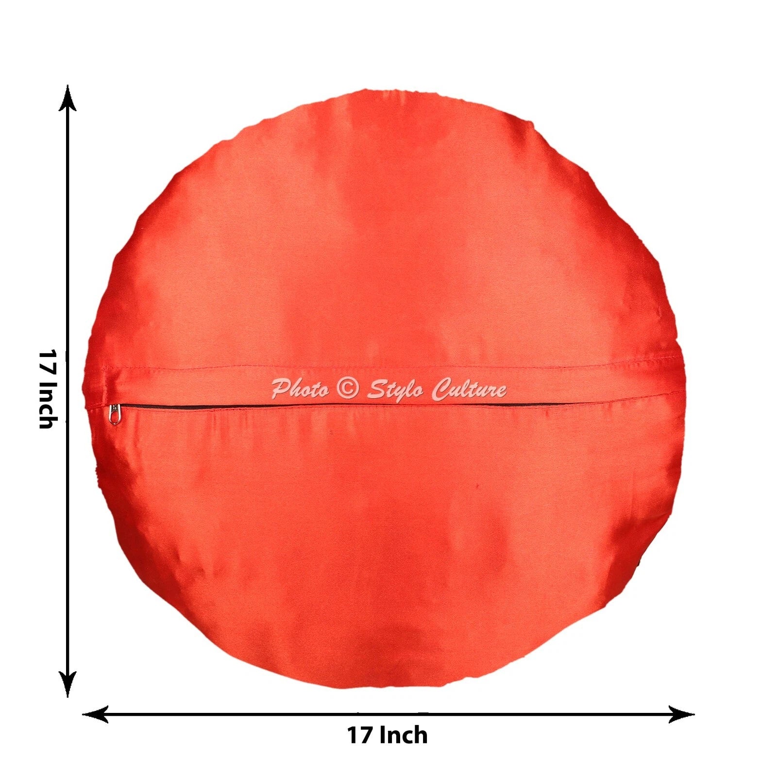 Pillow Cover Elephant Brocade Jacquard Decor Car Sofa Cushion Case 17 x 17 in