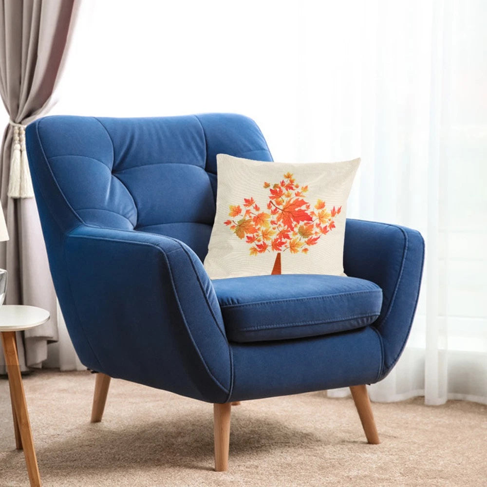 1pc Thanksgiving Pillowcase Pillow Cover Sofa Cushion Cover Home Decoration