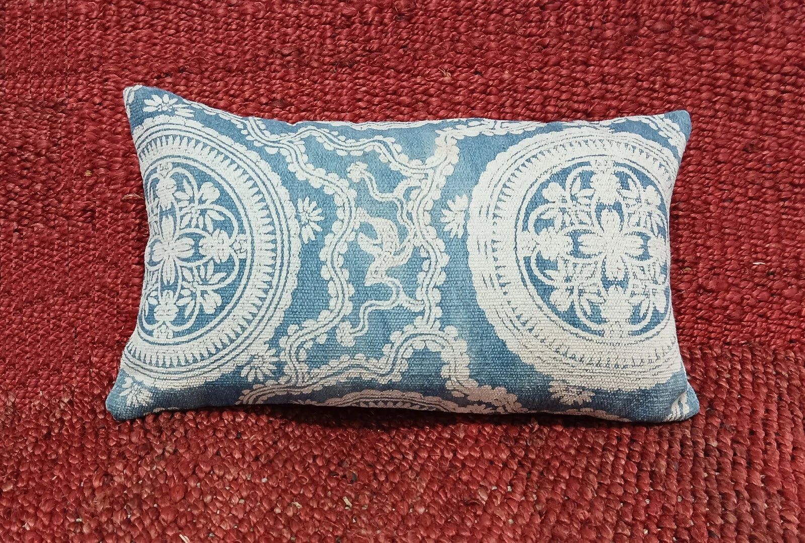 Handmade Home Decorative Pillowcase Blue Indigo Designer 30x50 Cm Cushion Cover