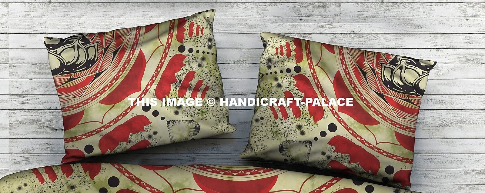 Indian Pillow Cover Bed Sofa Sham Case Throw Lord Boddha Print Cushion Cover