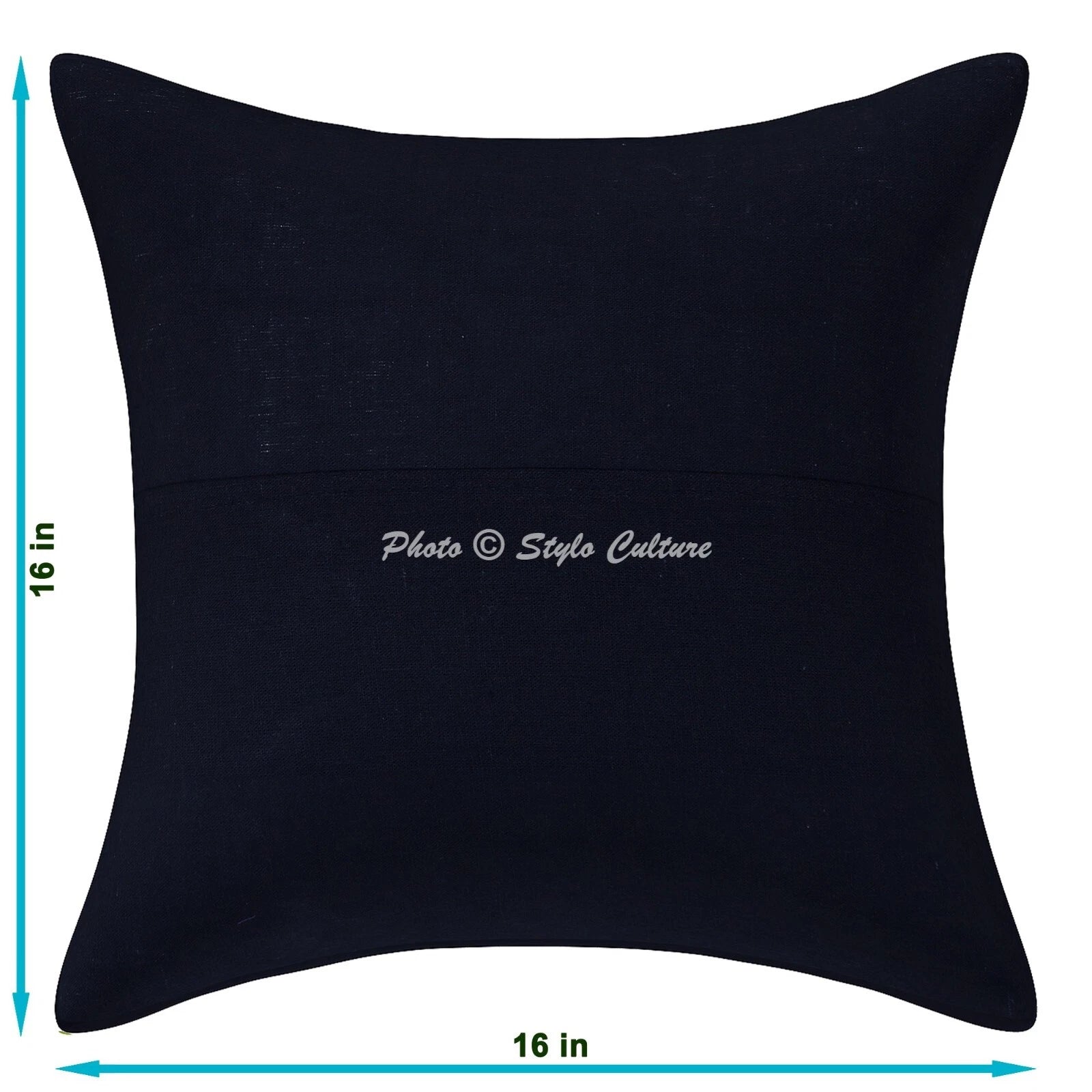 Indian Cushion Cover Pillow Case Vintage Boho Traditional Throw Decor Art Yoga