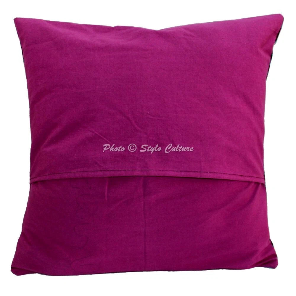 Indian Mandala Handwoven Pillow Cases Floor Boho Home Sofa Art Car Cushion Cover