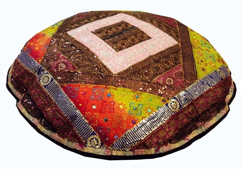 40" BROWN ANTIQUE NEW HOME GIFT DÉCOR FLOOR THROW BED CUSHION PILLOW COVER