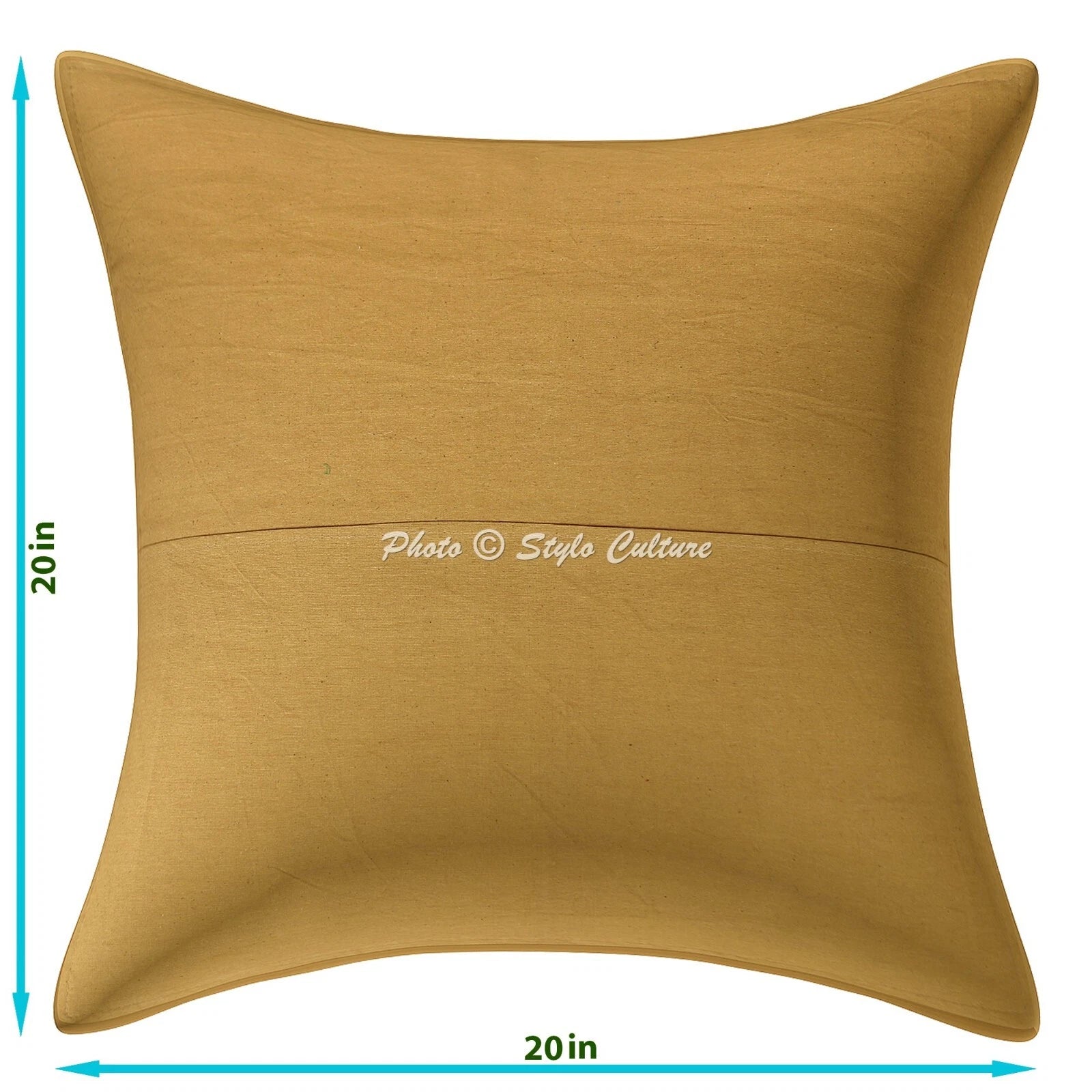 Ethnic Cushion Cover Boho Vintage 20 x 20 in Hippie Sofa Car Pillow Case