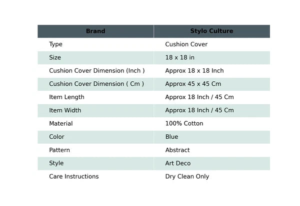 Boho Hippie Yoga Pillow Case Cushion Cover Blue Vintage Indian Meditation