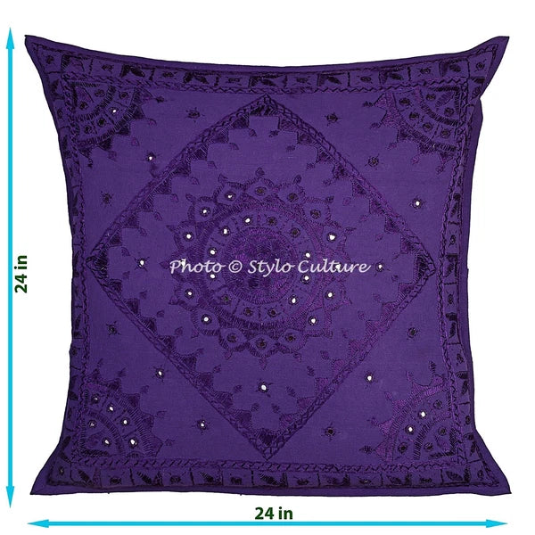 Embroidered Cushion Cover Boho Bohemian Sofa Car Pillow Cases For Home Decor
