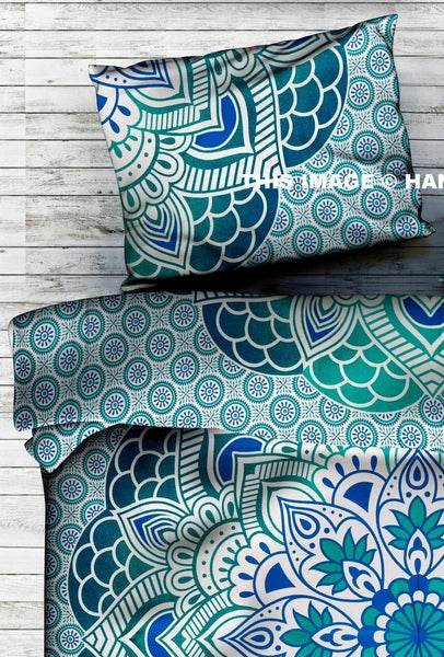 Indian Sofa Bed Cushion Cover Home Decor Bohemian Mandala Cotton Pillow Cover