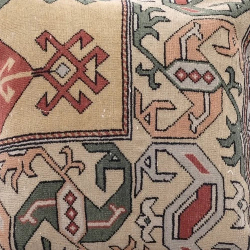 Hand Woven Kilim Rug Pillow Case 18" Vintage Handmade Jute Throw Cushion Cover