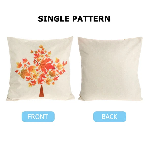 1pc Thanksgiving Pillowcase Pillow Cover Sofa Cushion Cover Home Decoration