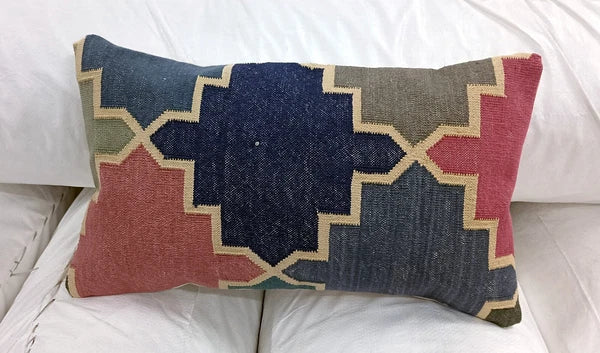 Home Decorative Kilim Designer Cotton Pillowcase Handmade Cushion Cover 30x50 Cm